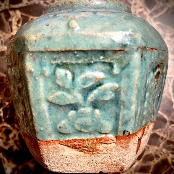 Antique Chinese Showman ware ginger jar late 19th century Shiwanzhen, Foshan. - Picture 7 of 14